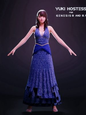 Yuki Hostess For Genesis 8 and 8.1 Female-女招待为创世纪8和81女