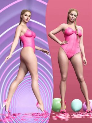 Z Dollface Pose Mega Set for Genesis 9 and 8 Female-娃娃脸姿势超级设置为创世纪9和8女性
