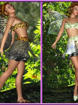 Floral Fairy Outfit for V4 &A4-为V4和A4设计的花仙套装