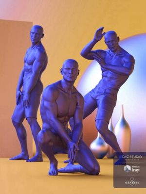 Solarized Poses for Genesis 8 Male-创世纪8男性