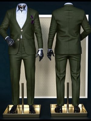 dForce Gentleman Style Outfit Texture Add-On-绅士风格的服装纹理附加组件