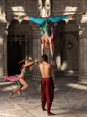 Acrobat – Gymnastics and Tumbling Poses for Genesis 8-杂技演员体操和翻滚的姿势为创世纪8