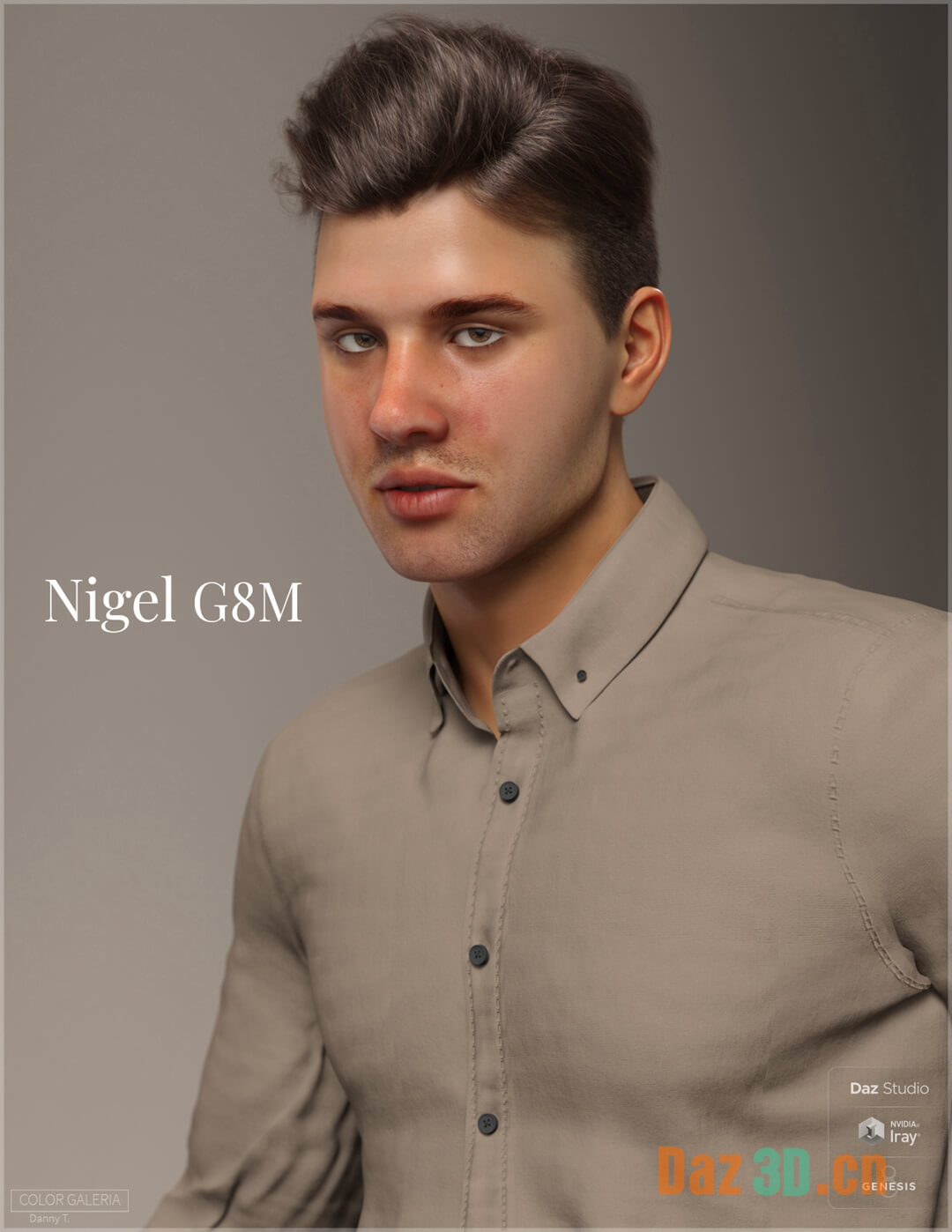 CGI Nigel for Genesis 8 Male-奈杰尔为《创世纪8号男性