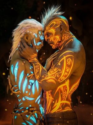 Glowing Emissive Tattoos for Genesis 9-《创世纪9》中闪亮的纹身