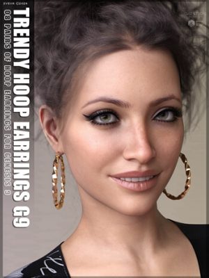 SV Trendy Hoop Earrings Genesis 9-时尚环环耳环创世纪9