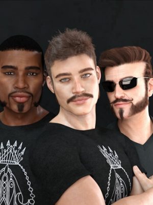 Variety Facial Hair for Genesis 8 Male(s)-创世纪8位男性