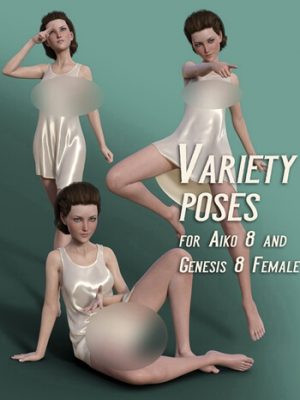 Variety Poses for Aiko 8-爱子8的各种姿势