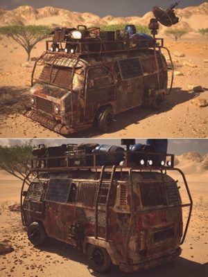 XI Post Apocalyptic Camper Van-末录后的露营车