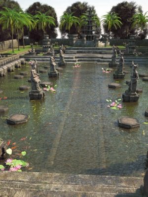 XI Sculpture Pond-十一、雕塑池