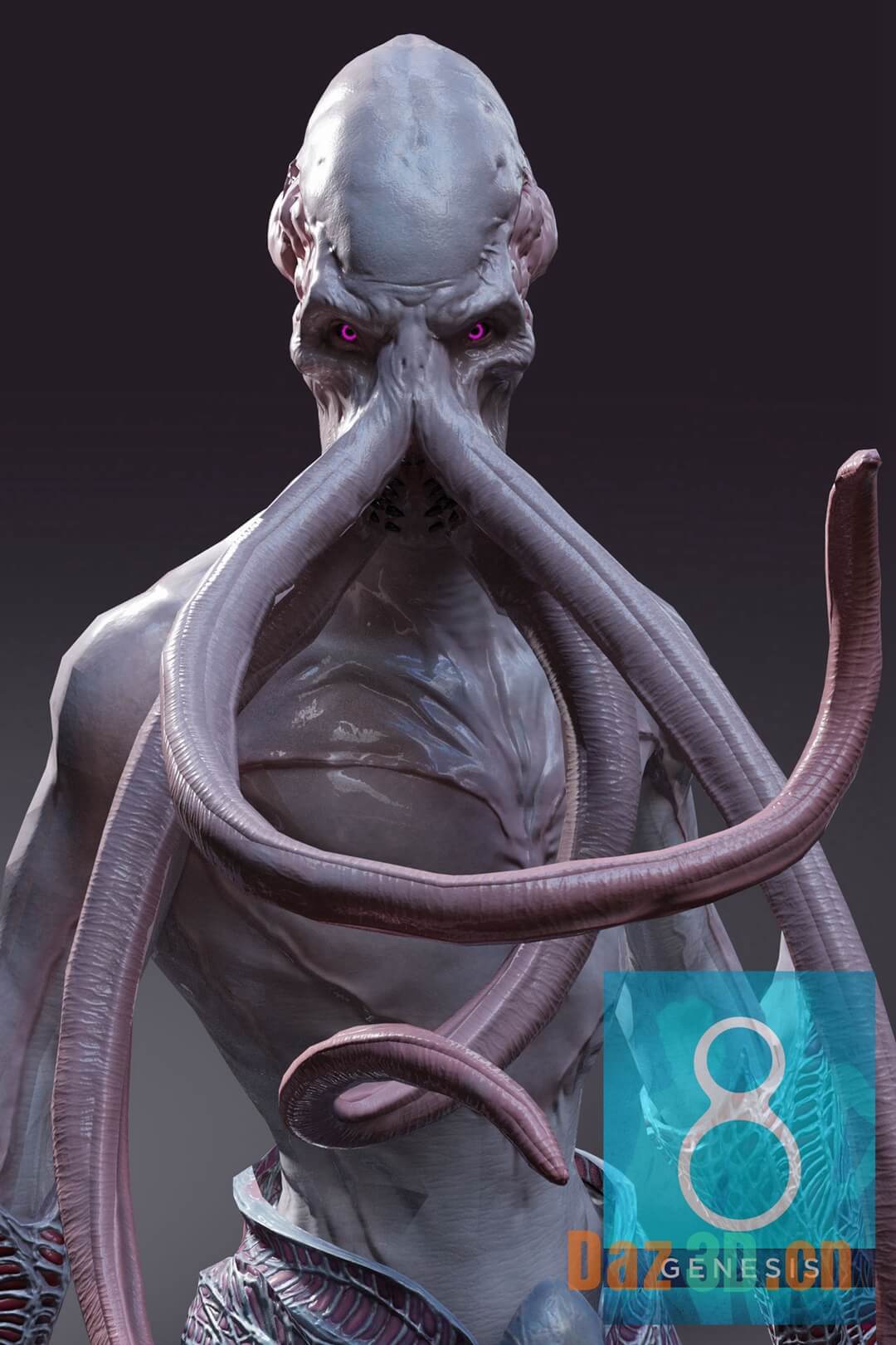 BG3 Mindflayer For G8M DAZ   BG3 Mindflayer For G8M 