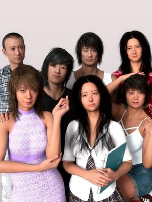 Japanese Face and Body Shapes for Genesis 9-日本人的脸和体型为创世纪9版