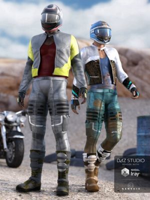 Moto Racer Outfit Textures-赛车服装纹理