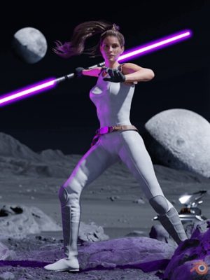 Sci-Fi Lightblade Pose Pack for G8F-针对8的科幻轻刀片姿势包