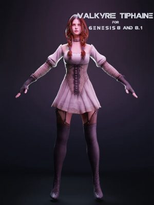 Valkyrie Tiphaine For Genesis 8 And 8.1 Female-创世纪8和81女性