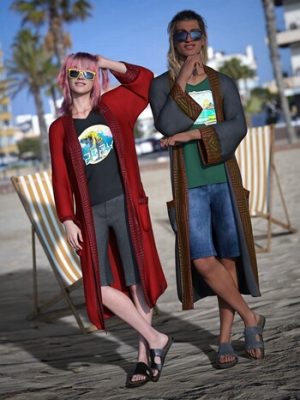 dForce Laidback Dude Outfit Texture Add-On-衣服纹理附加