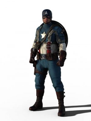 MCU Captain America The First Avenger Outfit for G8M-漫威宇宙美国队长8的第一个复仇者装备